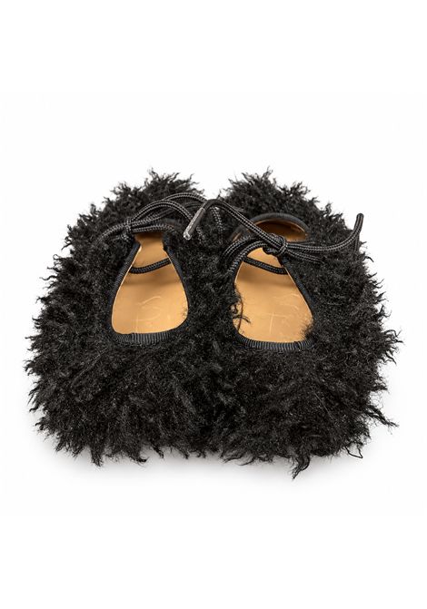 Ballerine in ecopelliccia ELI 1957 | 1553PIEL FUR MARABA NEGRO